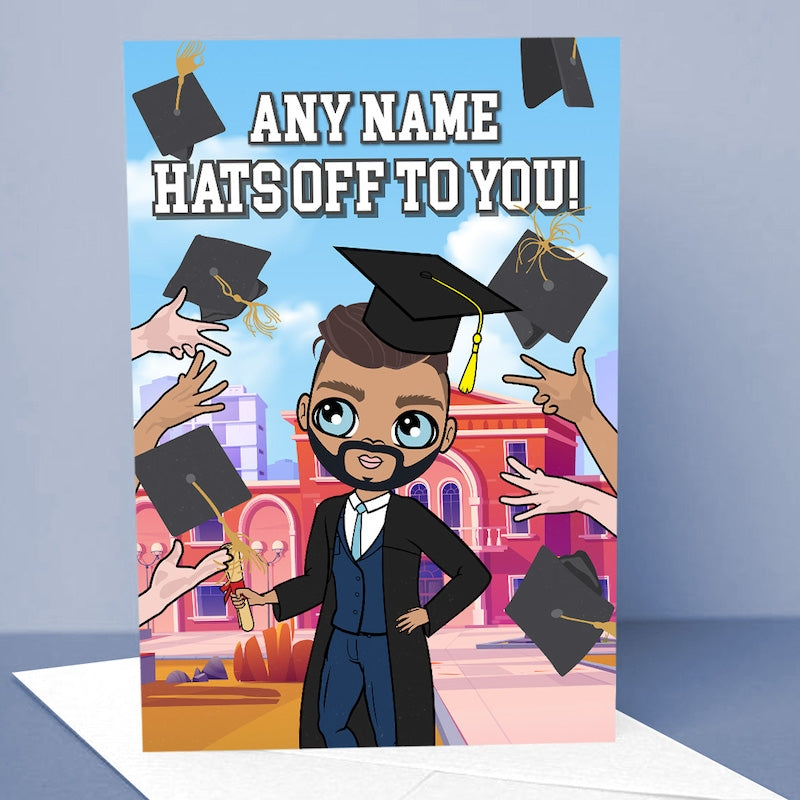 MrCB Graduation Hats Off Card - Image 1