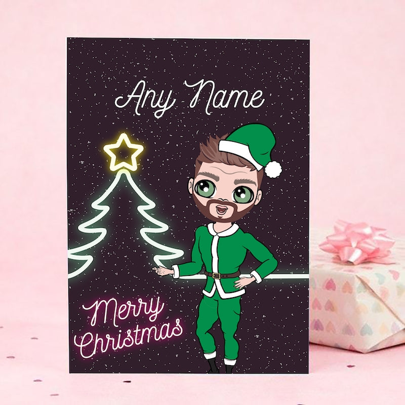 MrCB Neon Tree Christmas Card - Image 3