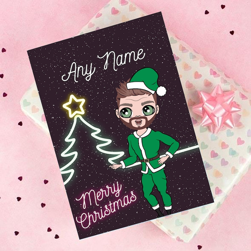 MrCB Neon Tree Christmas Card - Image 4