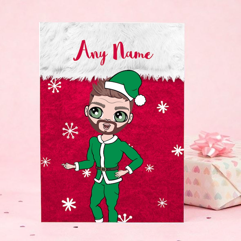 MrCB Snowflake Stocking Christmas Card - Image 3