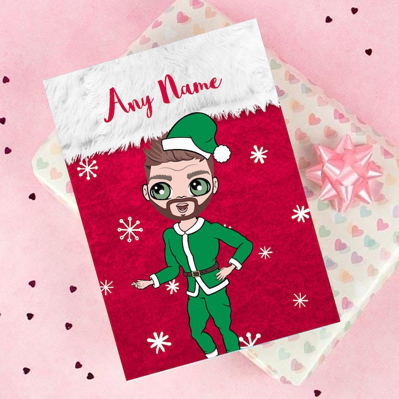 MrCB Snowflake Stocking Christmas Card - Image 4