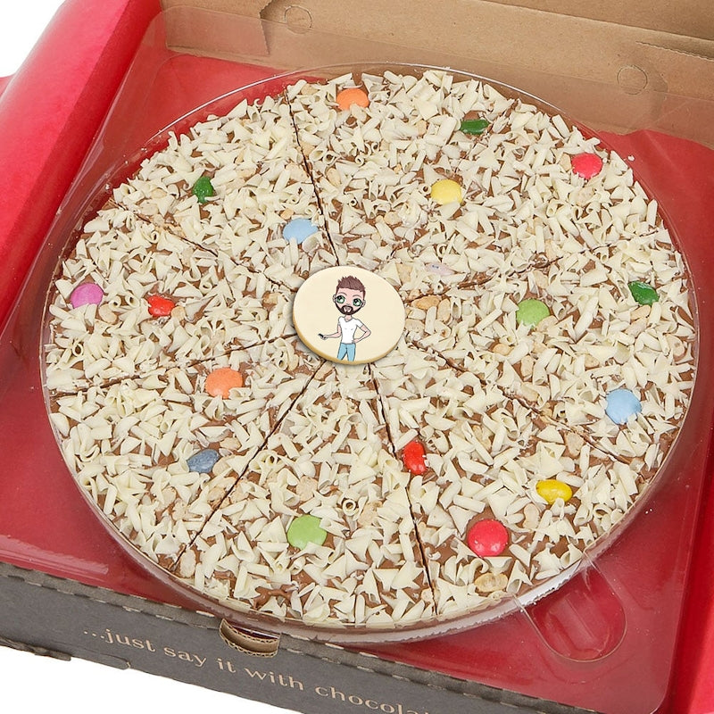 MrCB Personalised Chocolate Pizza – Jelly Bean Jumble - Image 1