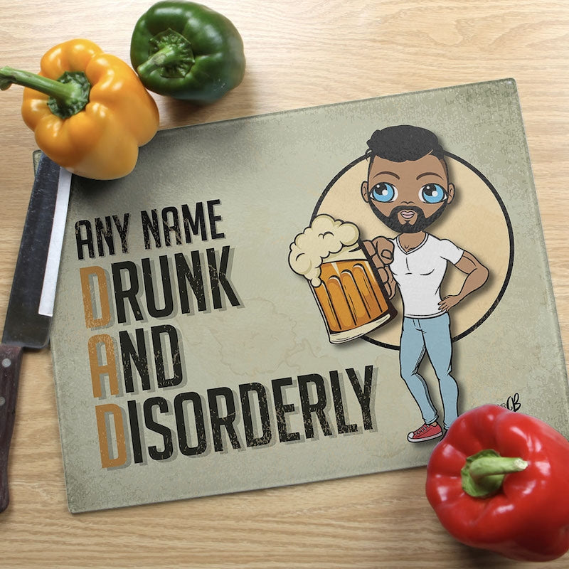 MrCB Glass Chopping Board - Drunk And Disorderly - Image 1