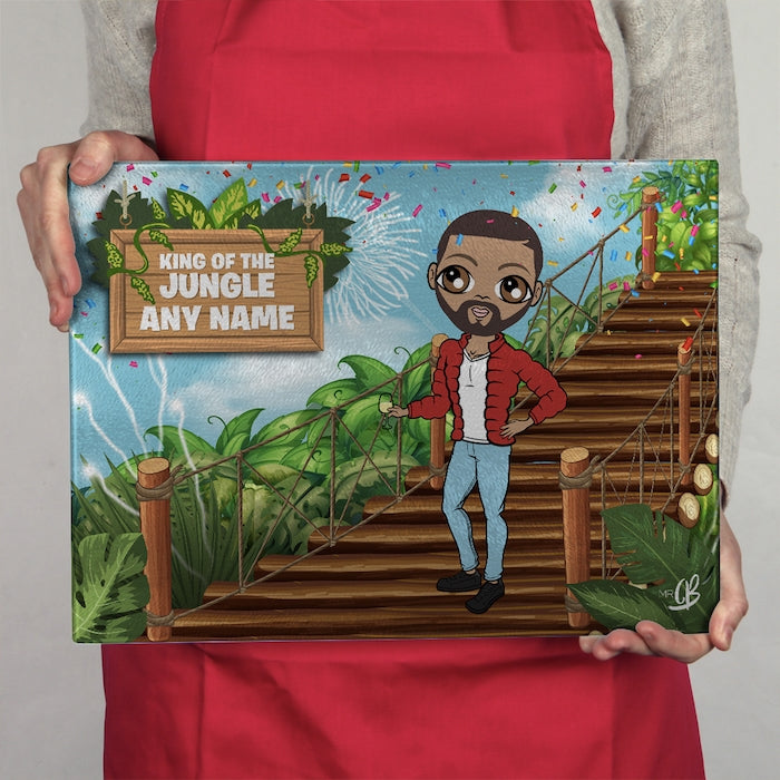 MrCB Glass Chopping Board - King Of The Jungle - Image 3