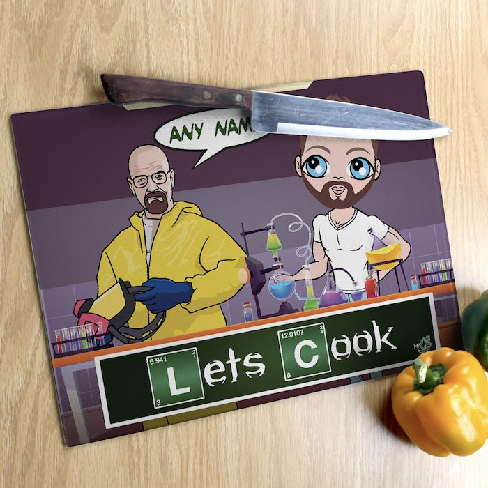 MrCB Glass Chopping Board - Let's Cook - Image 2