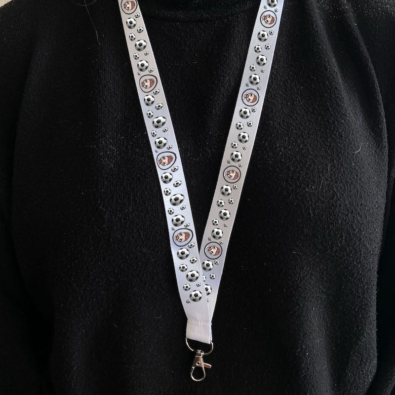 MrCB Personalised Football Lanyard With Safety Release - Image 2