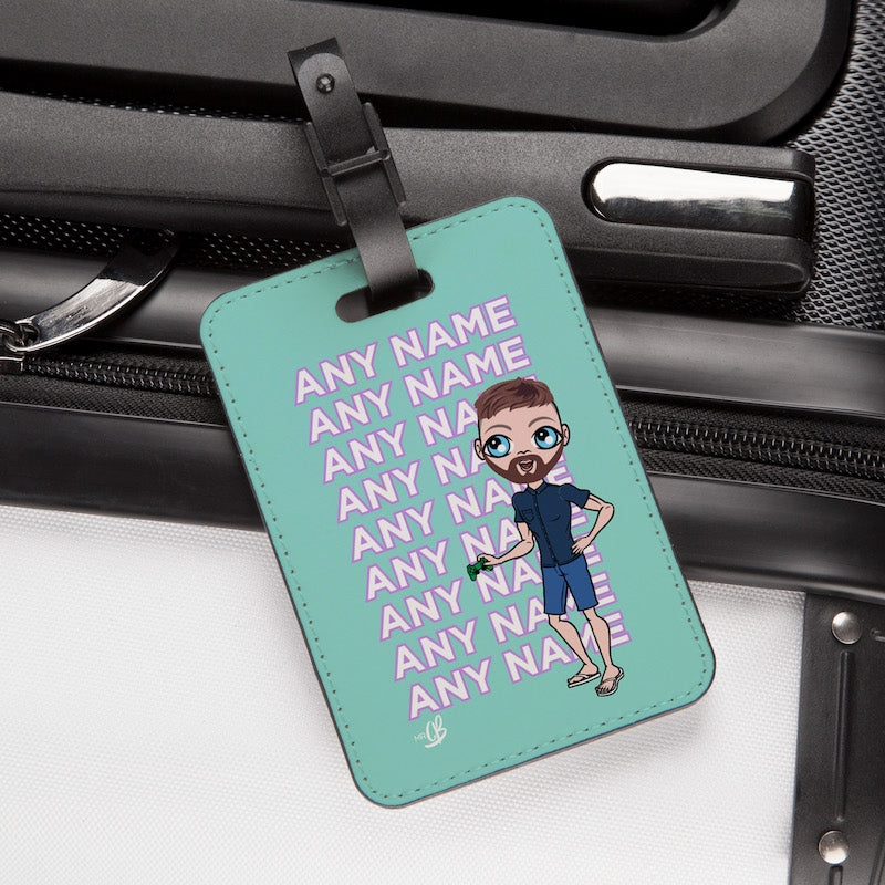 MrCB Turquoise Multiple Name Luggage Tag - Image 4