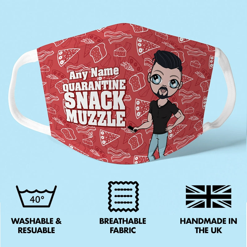MrCB Personalised Snack Muzzle Reusable Face Covering - Image 3