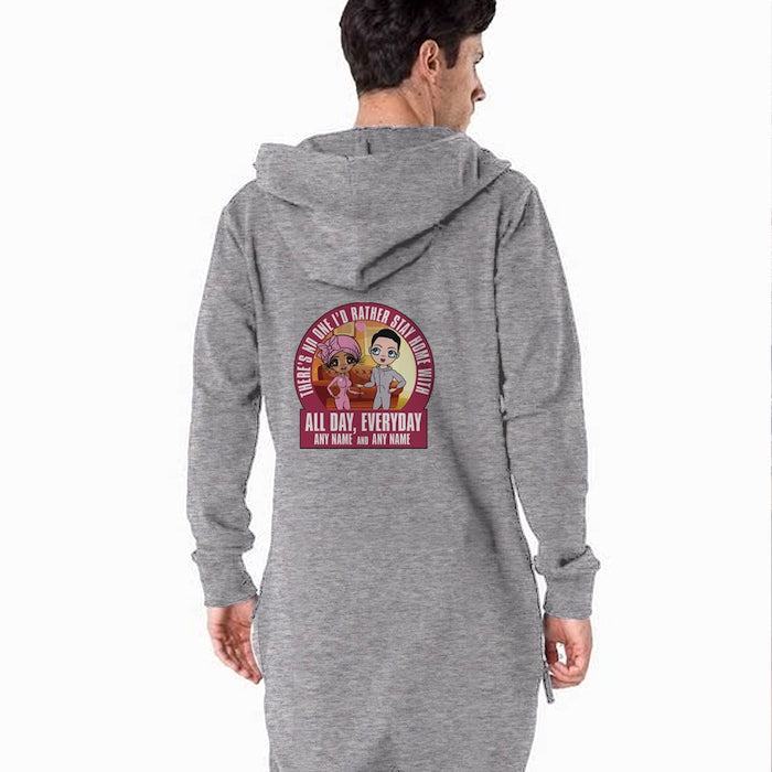 MrCB Adult Stay Home Couples Onesie - Image 3