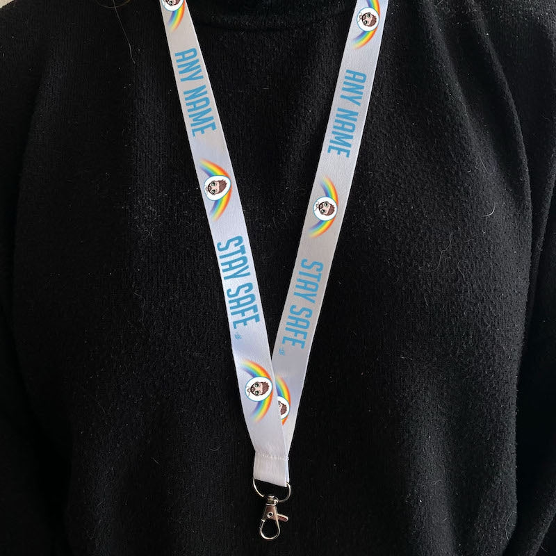 MrCB Personalised Stay Safe Lanyard With Safety Release - Image 2