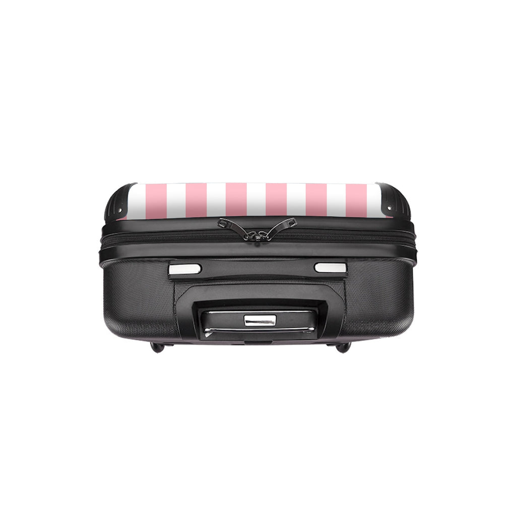MrCB Personalised Light Pink Stripe Suitcase - Image 5