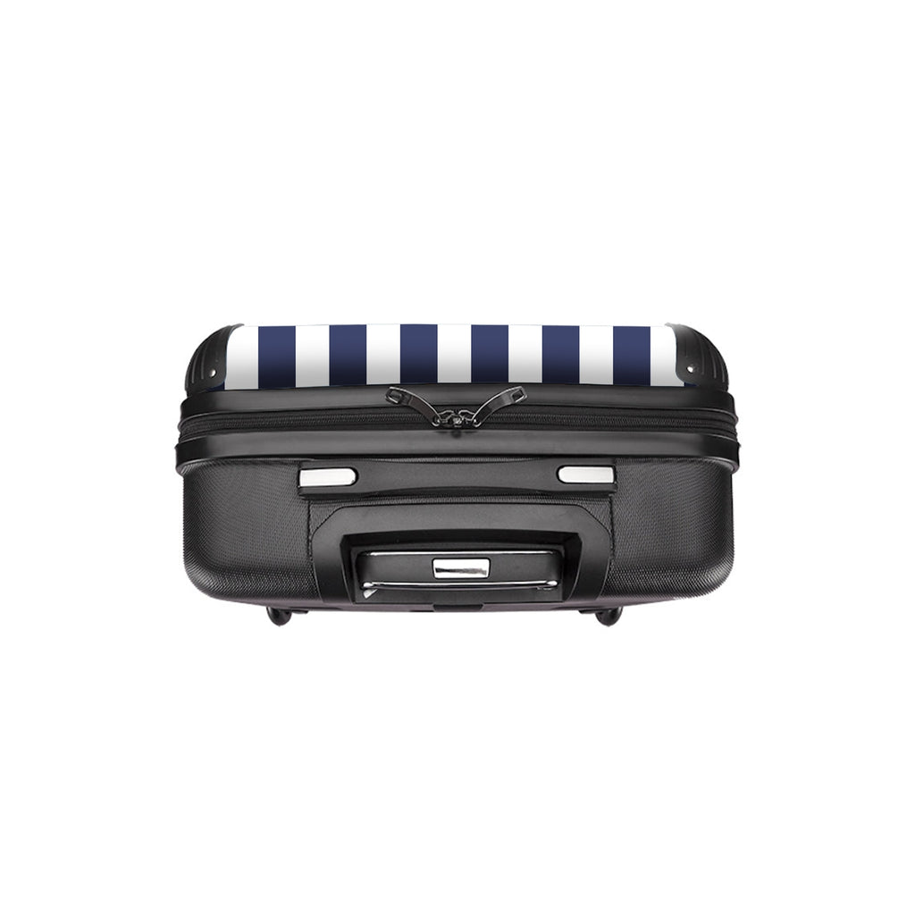 MrCB Personalised Navy Stripe Suitcase - Image 3