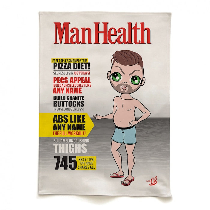 MrCB Personalised Man's Health Tea Towel - Image 3
