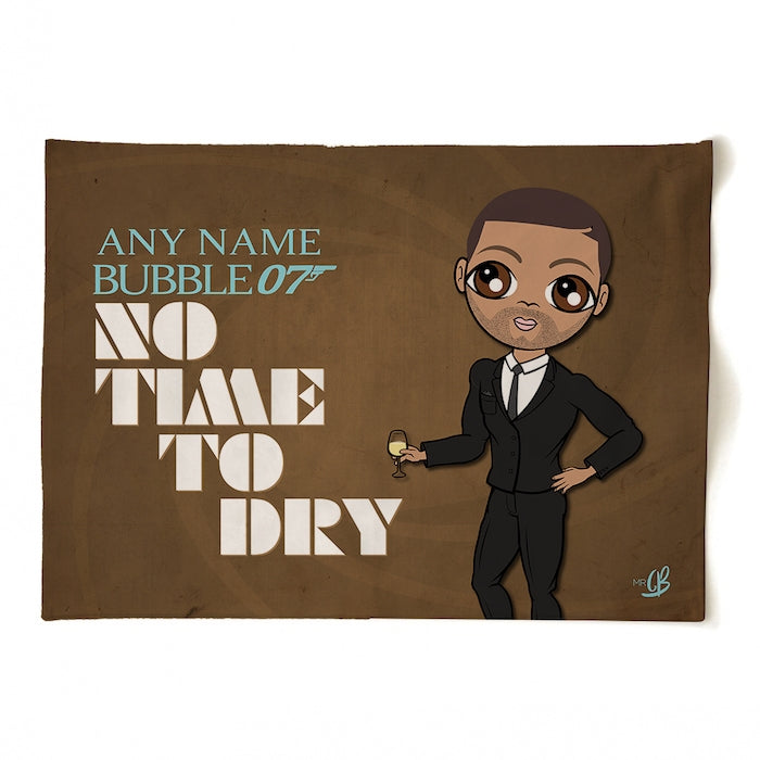 MrCB Personalised No Time To Dry Tea Towel - Image 2