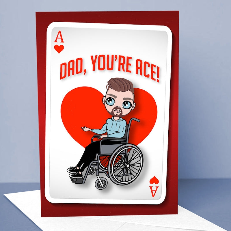 MrCB Wheelchair Ace Dad Card - Image 1