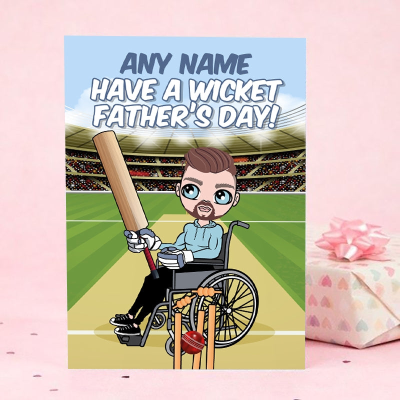 MrCB Wheelchair Have A Wicket Father's Day Card - Image 3