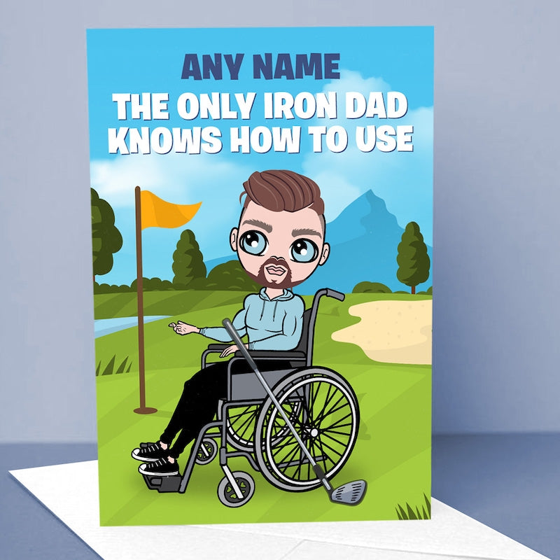 MrCB Wheelchair Golf Iron Card - Image 1