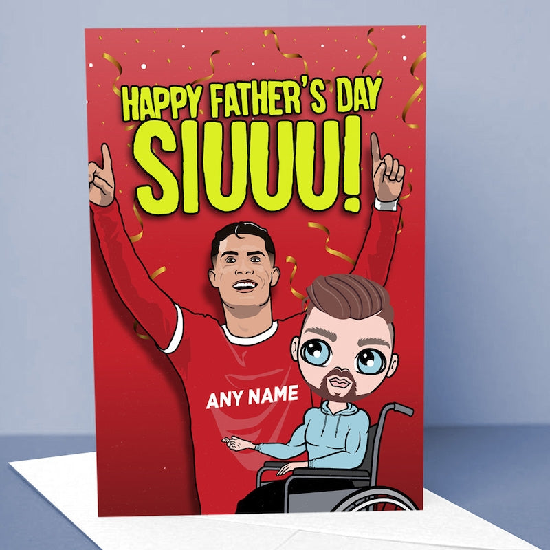 MrCB Wheelchair Happy Father's Day To Siuuu Card - Image 1