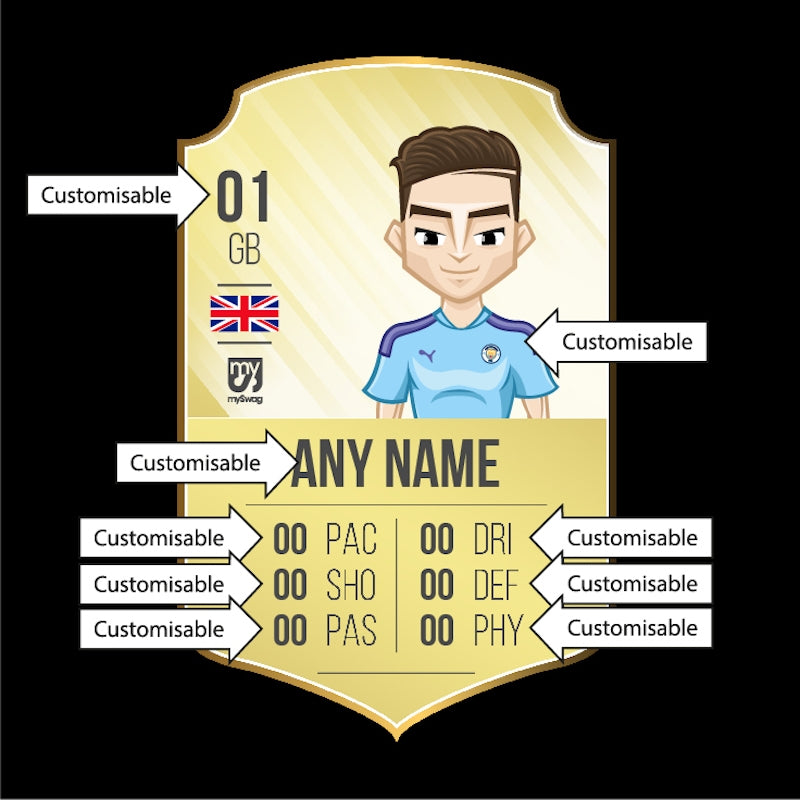 MySwag Boys Personalised Player Stats Shield Rucksack - Image 2