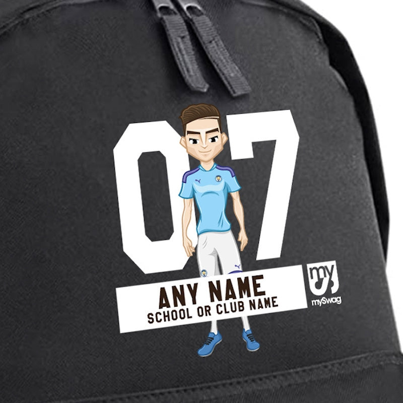 MySwag Boys Personalised Player Number Rucksack - Image 4