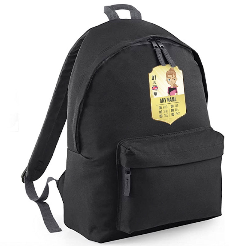 MySwag Girls Personalised Player Stats Shield Rucksack - Image 9