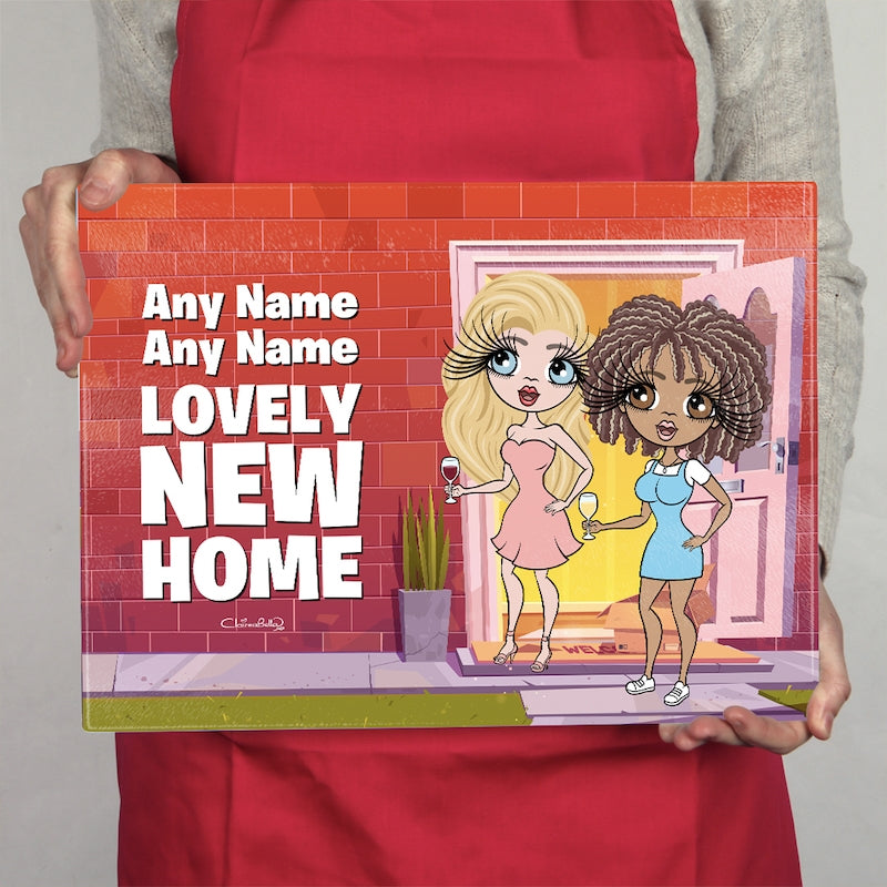 Multi Character Glass Chopping Board - New Home - Image 3