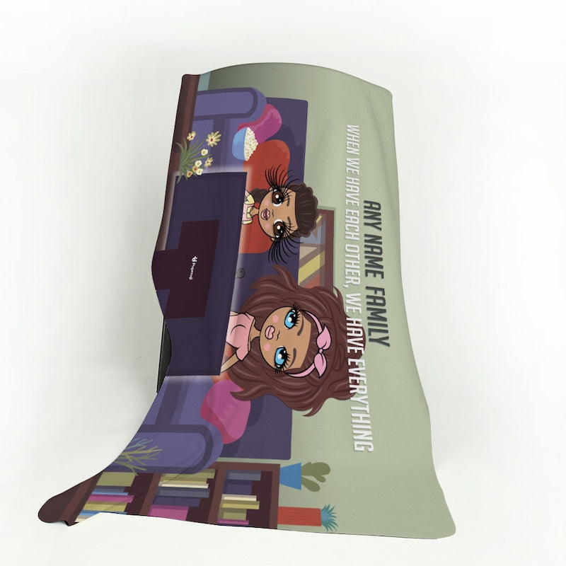 Multi Character Everything Together Adult And Child Fleece Blanket - Image 4