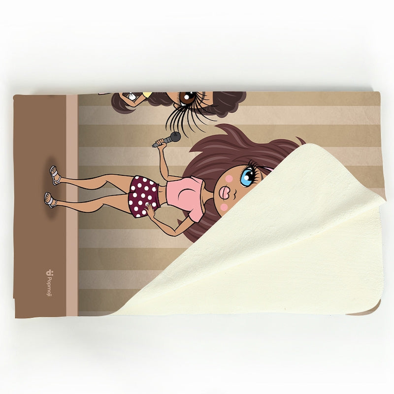 Multi Character Home Sweet Home Adult And Child Fleece Blanket - Image 6