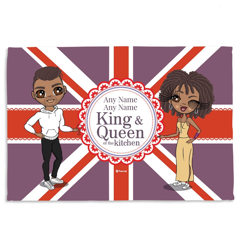 Multi Character Couples King And Queen Fleece Blanket - Image 6