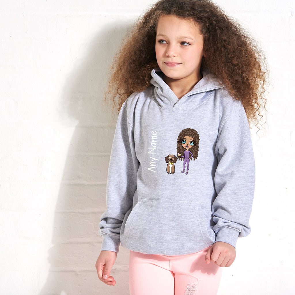 ClaireaBella Girls and Pet Dog Hoodie - Image 1