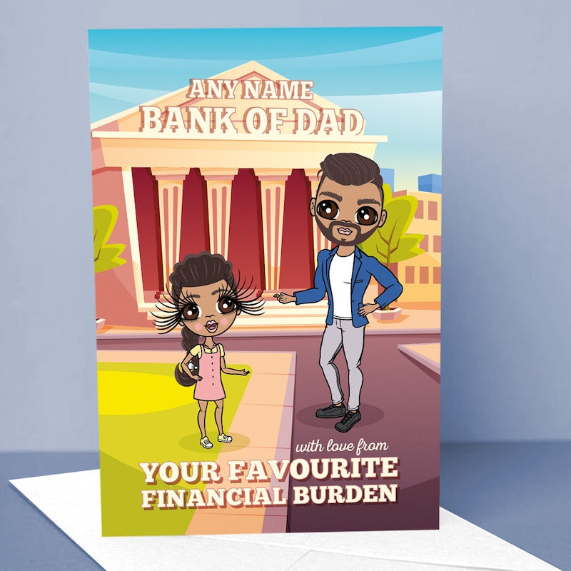 Multi Character Bank Of Dad Man And Child Card - Image 1