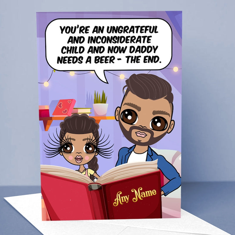 Multi Character Bedtime Story Man And Child Card - Image 5
