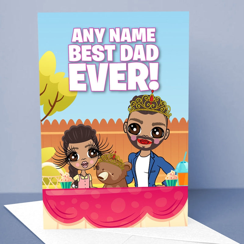 Multi Character Best Dad Ever Man And Child Card - Image 1