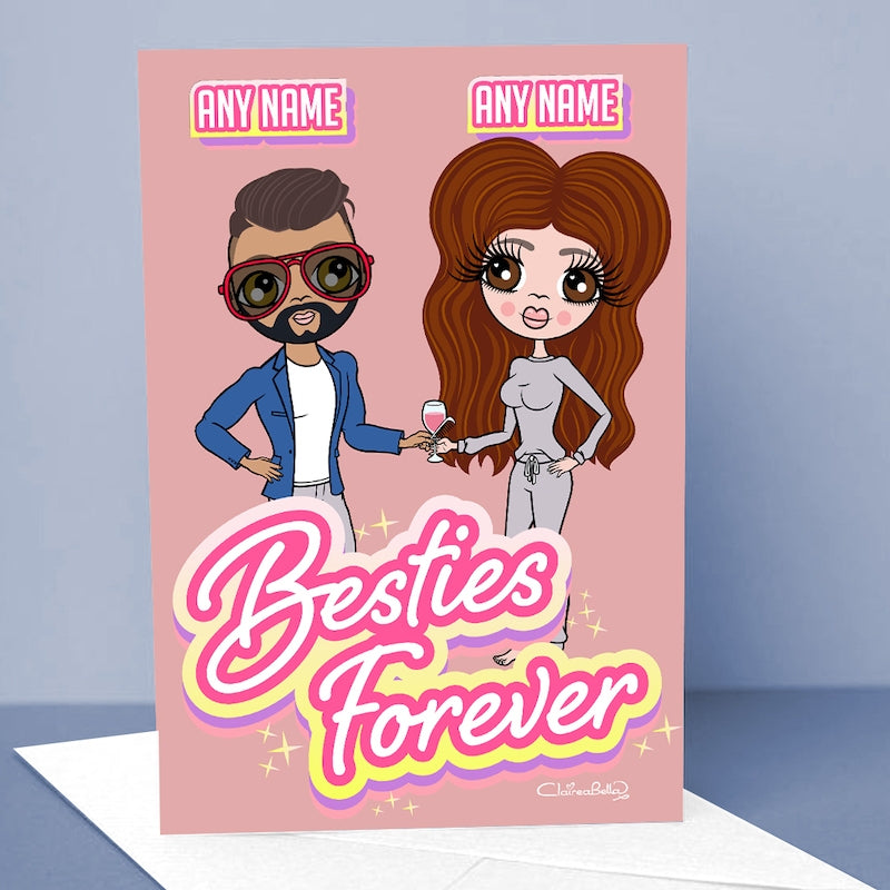 Multi Character Besties Forever Card - Image 4