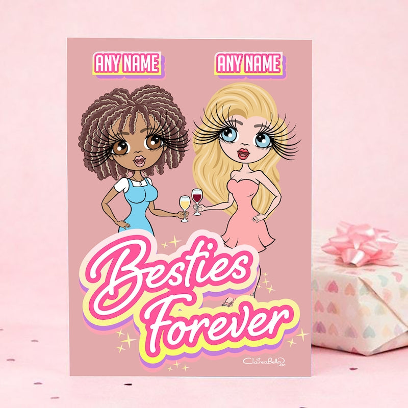 Multi Character Besties Forever Card - Image 1