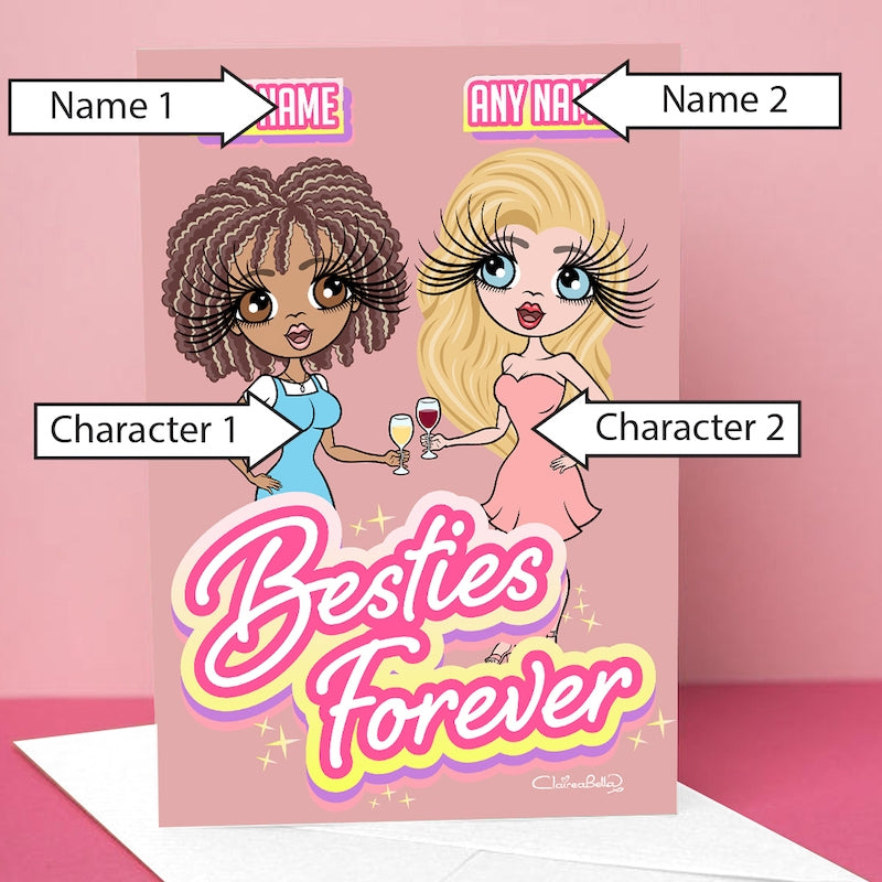 Multi Character Besties Forever Card - Image 2