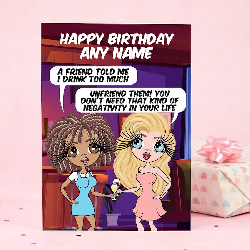 Multi Character Negativity Birthday Card - Image 5
