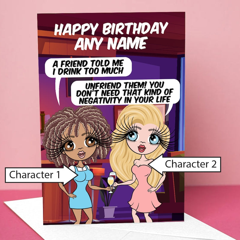 Multi Character Negativity Birthday Card - Image 2
