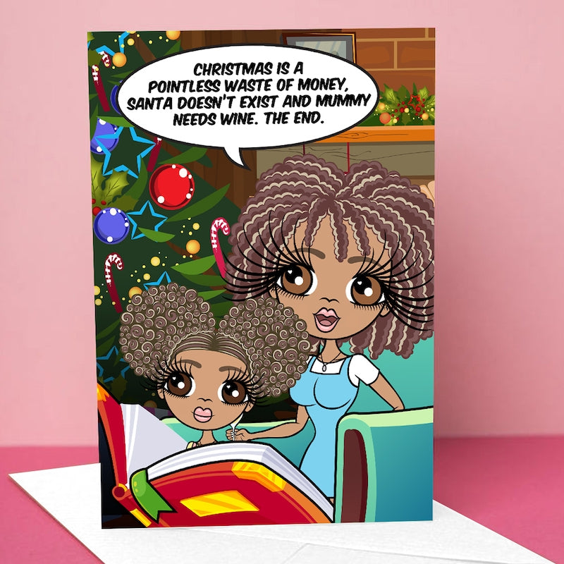 Multi Character Woman And Child Christmas Story Card - Image 4
