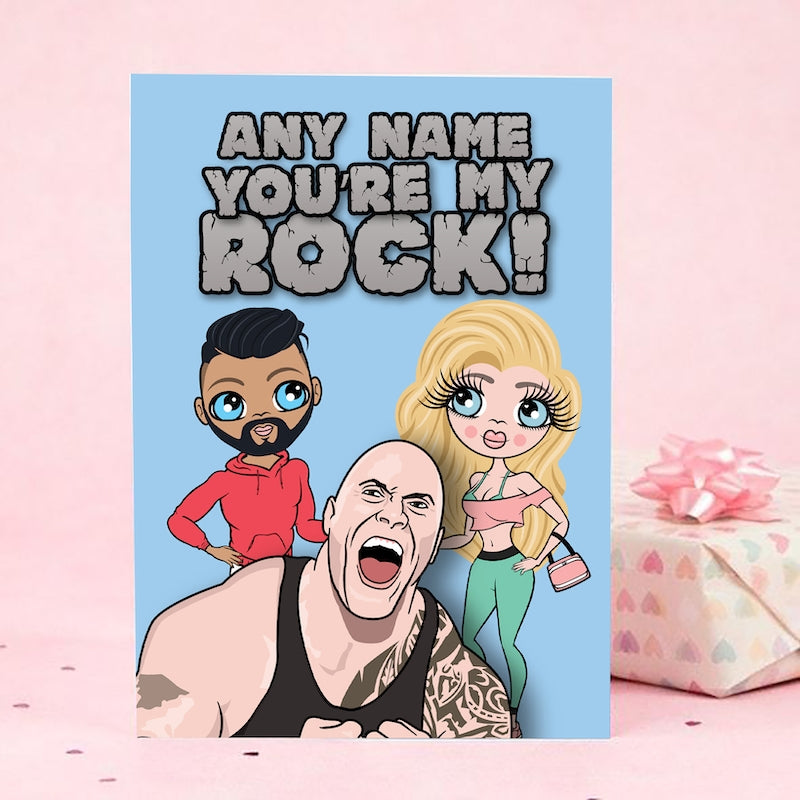 Multi Character You're My Rock Card - Image 4