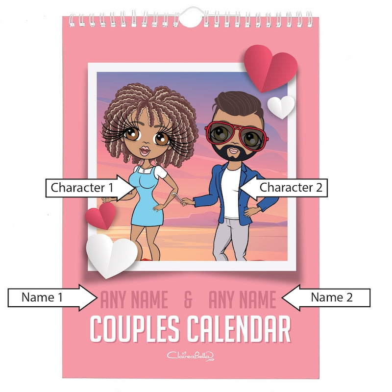 Multi Character Couples Wall Calendar - Image 2