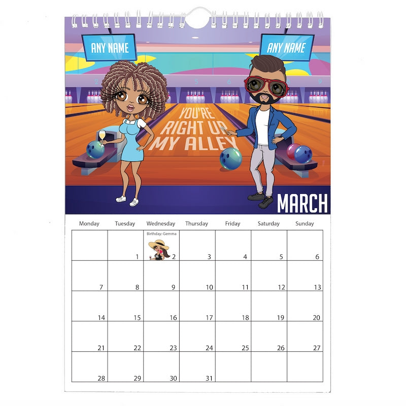 Multi Character Couples Wall Calendar - Image 6