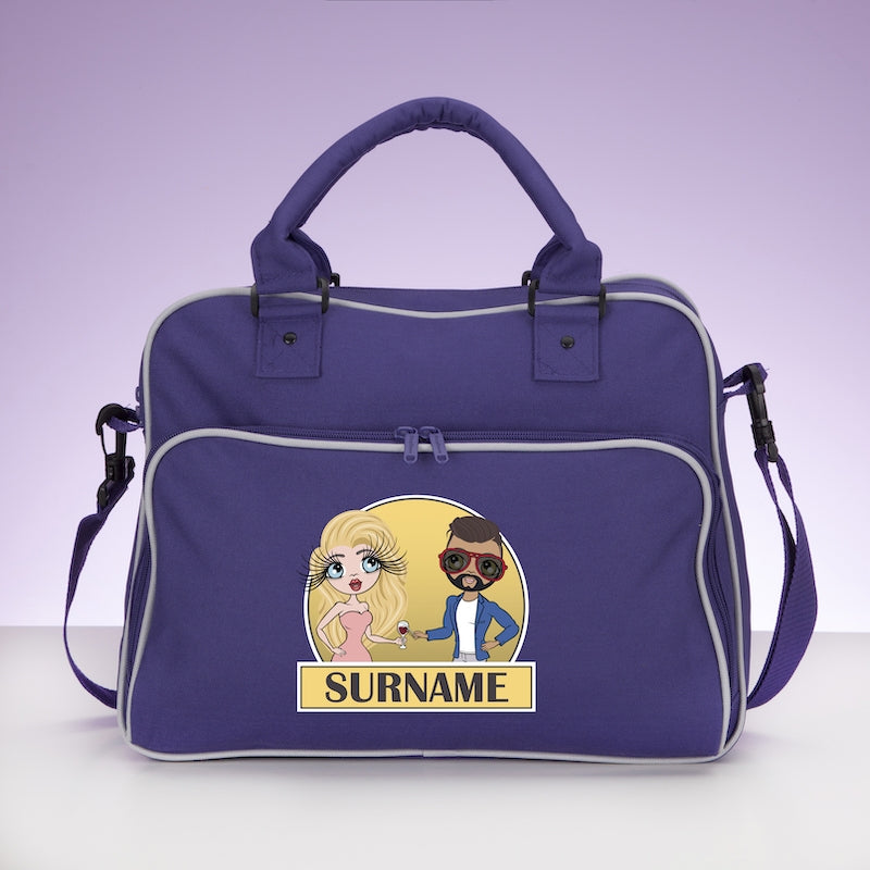 Multi Character Personalised Couples Travel Bag - Image 6