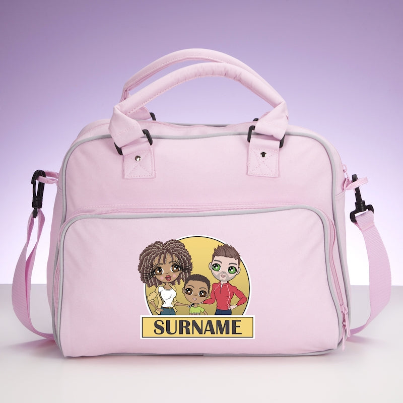 Multi Character Personalised Family Of 3 Travel Bag - Image 5