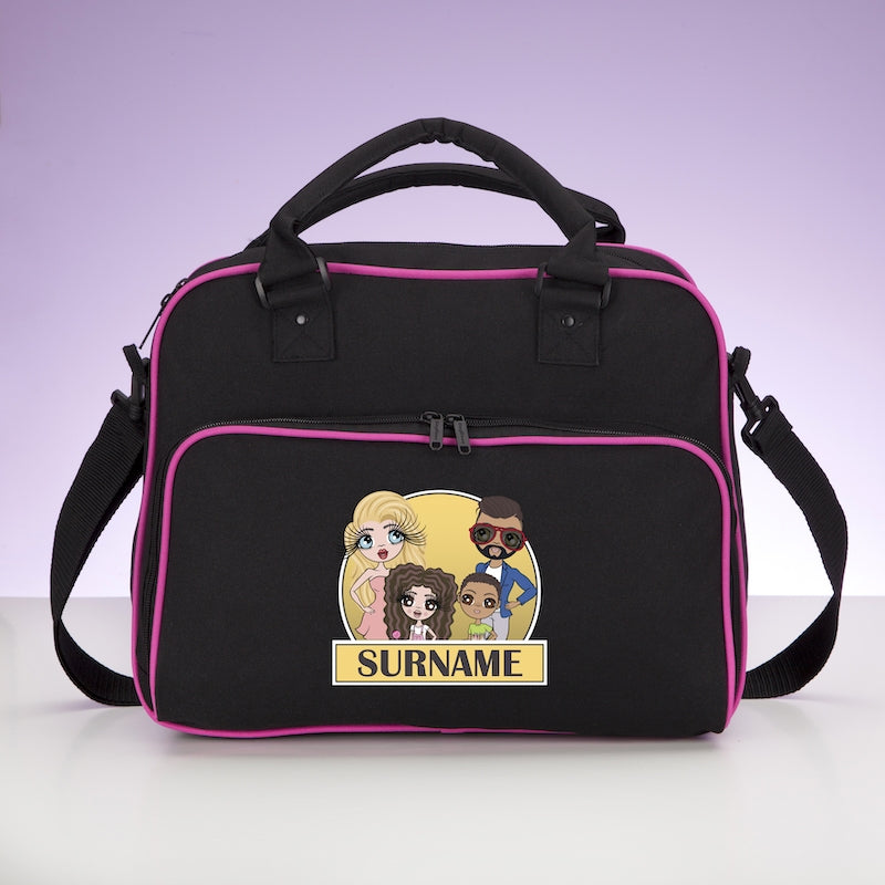 Multi Character Personalised Family Of 4 Travel Bag - Image 5