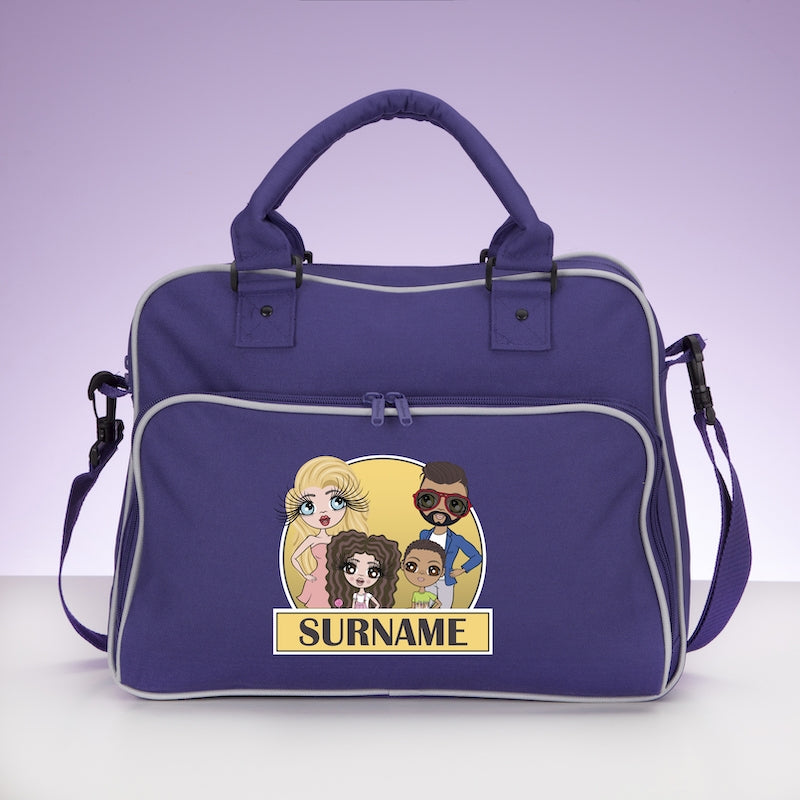 Multi Character Personalised Family Of 4 Travel Bag - Image 4