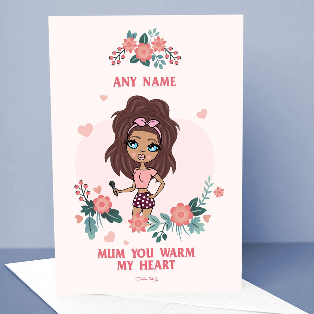 ClaireaBella Personalised Mum You Warm My Heart Card - Image 3