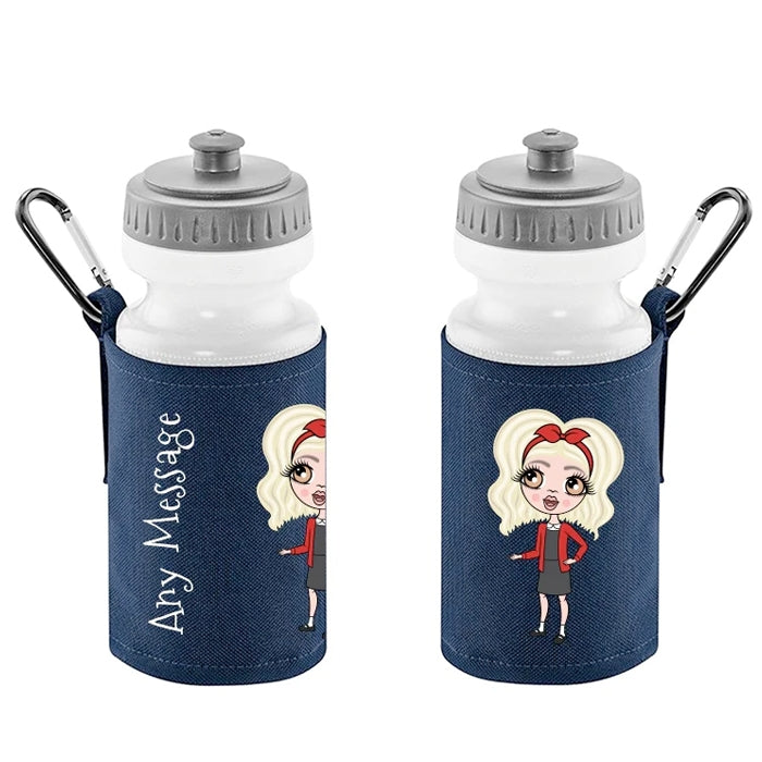 ClaireaBella Girls Personalised Navy Lunch Bag & Water Bottle Bundle - Image 7