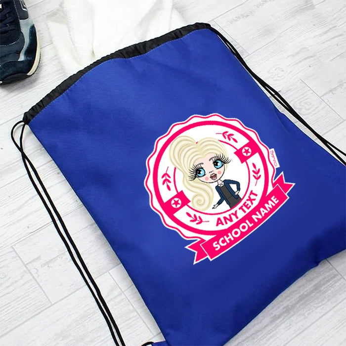 ClaireaBella Girls Neutral Emblem Kit Bag - Image 5