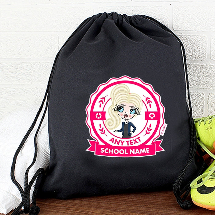 ClaireaBella Girls Neutral Emblem Kit Bag - Image 4